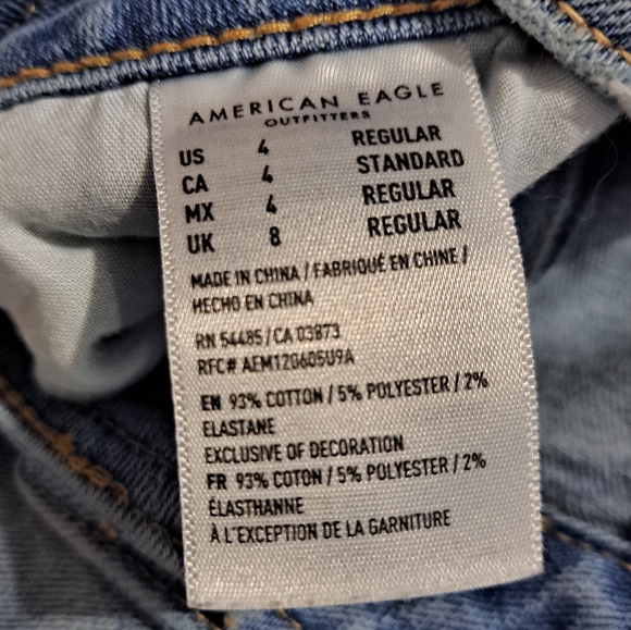 💥3/$25💥AMERICAN EAGLE DENIM MINI SKIRT-4 - Picture 4 of 5